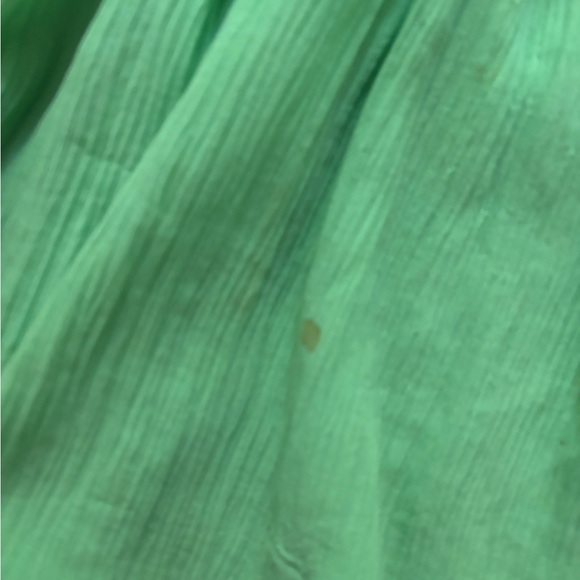 Elie Tahari green silk vintage embroidered ethereal babydoll tank top - Picture 4 of 6